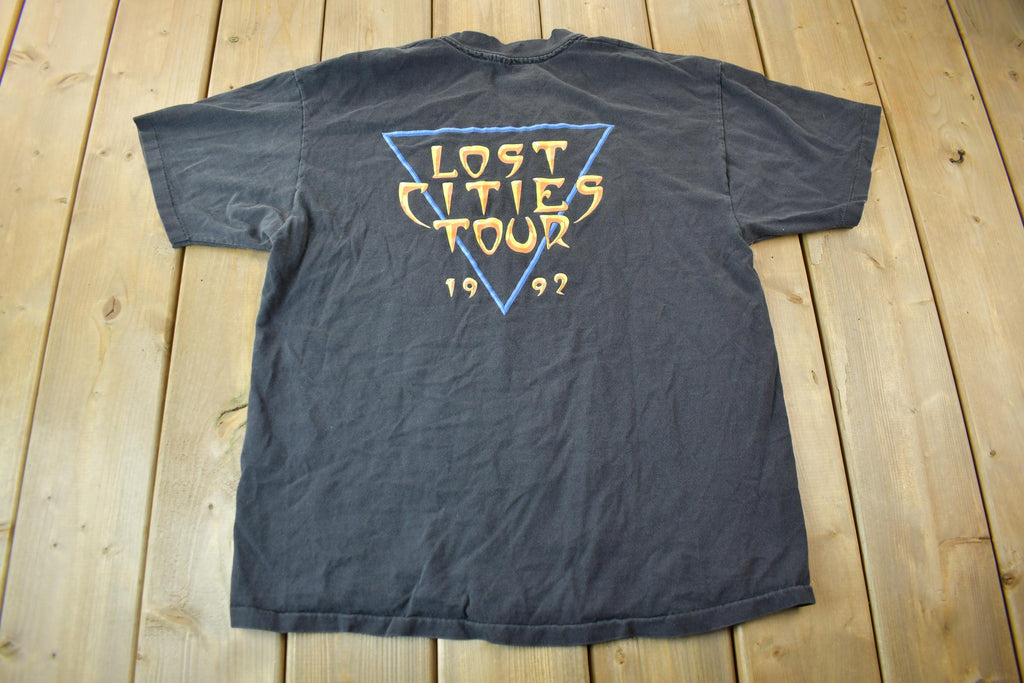 Vintage 1992 Steve Miller BandLost Cities Tour Graphic T-Shirt