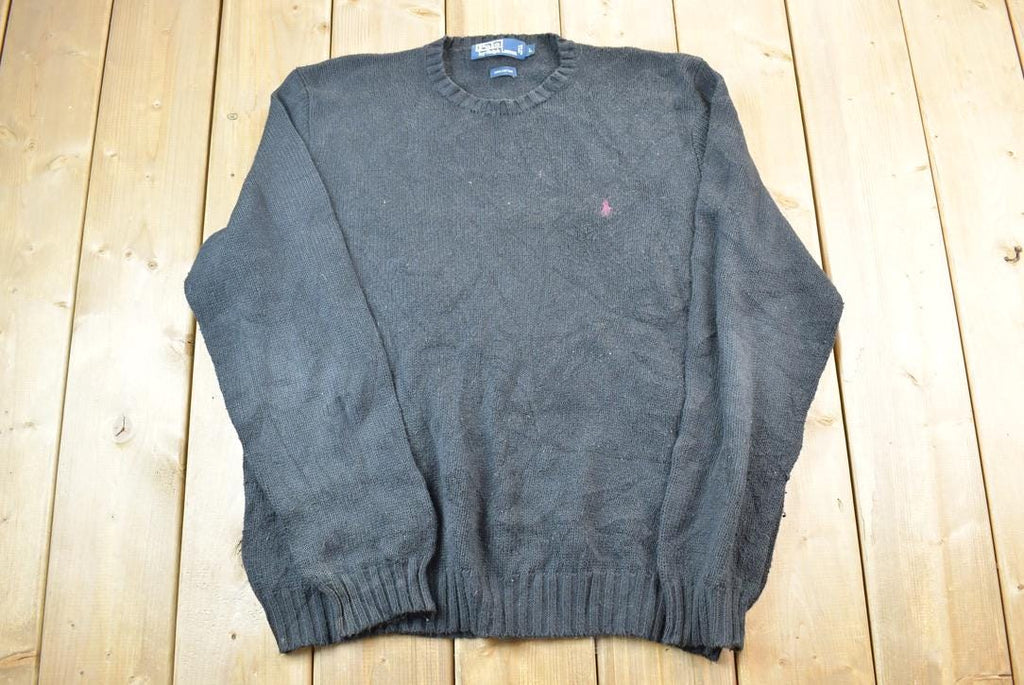 Vintage 1990s Polo By Ralph Lauren Knit Crewneck Sweater