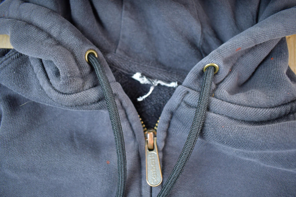 Vintage Distressed Carhartt Full Zip Hoodie Sweatshirt