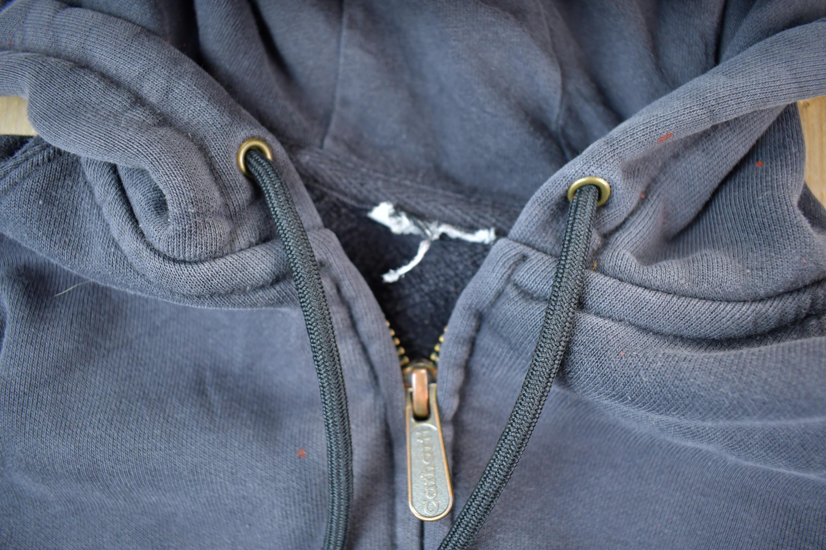 Vintage Distressed Carhartt Full Zip Hoodie Sweatshirt