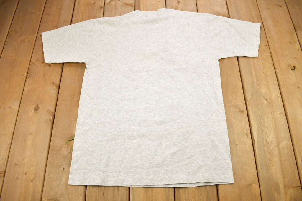 Vintage 1993 "How To Handle Bad Pulls Just Keep your Eye On The Target And Squeeze" Graphic Quarter Zip T Shirt