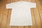 Vintage 1993 "How To Handle Bad Pulls Just Keep your Eye On The Target And Squeeze" Graphic Quarter Zip T Shirt