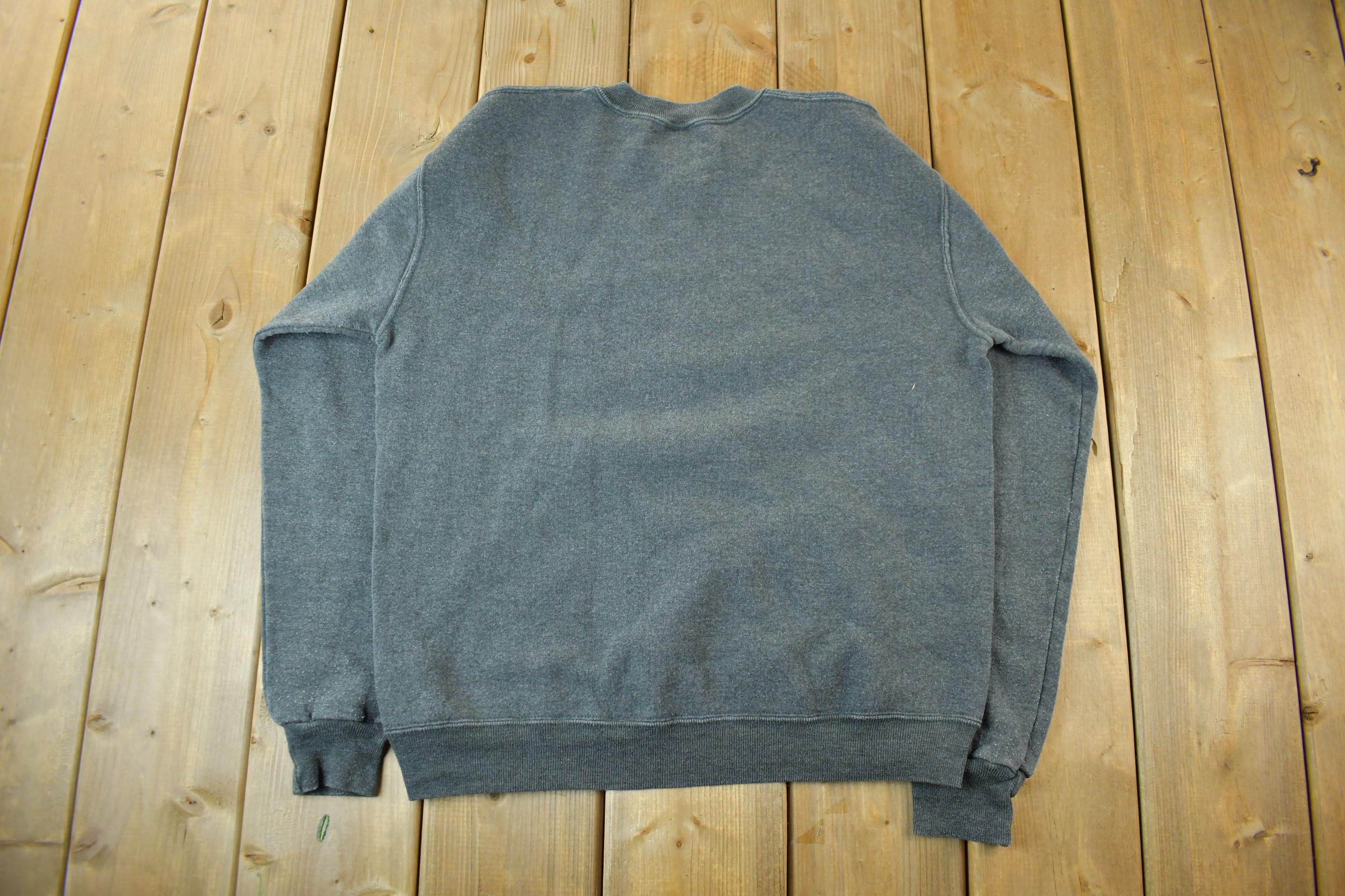 Vintage 1990s Russell Athletics Blank Crewneck Sweatshirt Men's Small