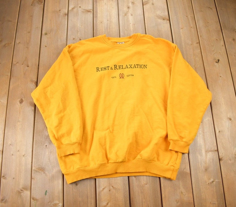 Vintage 1990s Rest & Relaxation Crewneck Sweatshirt