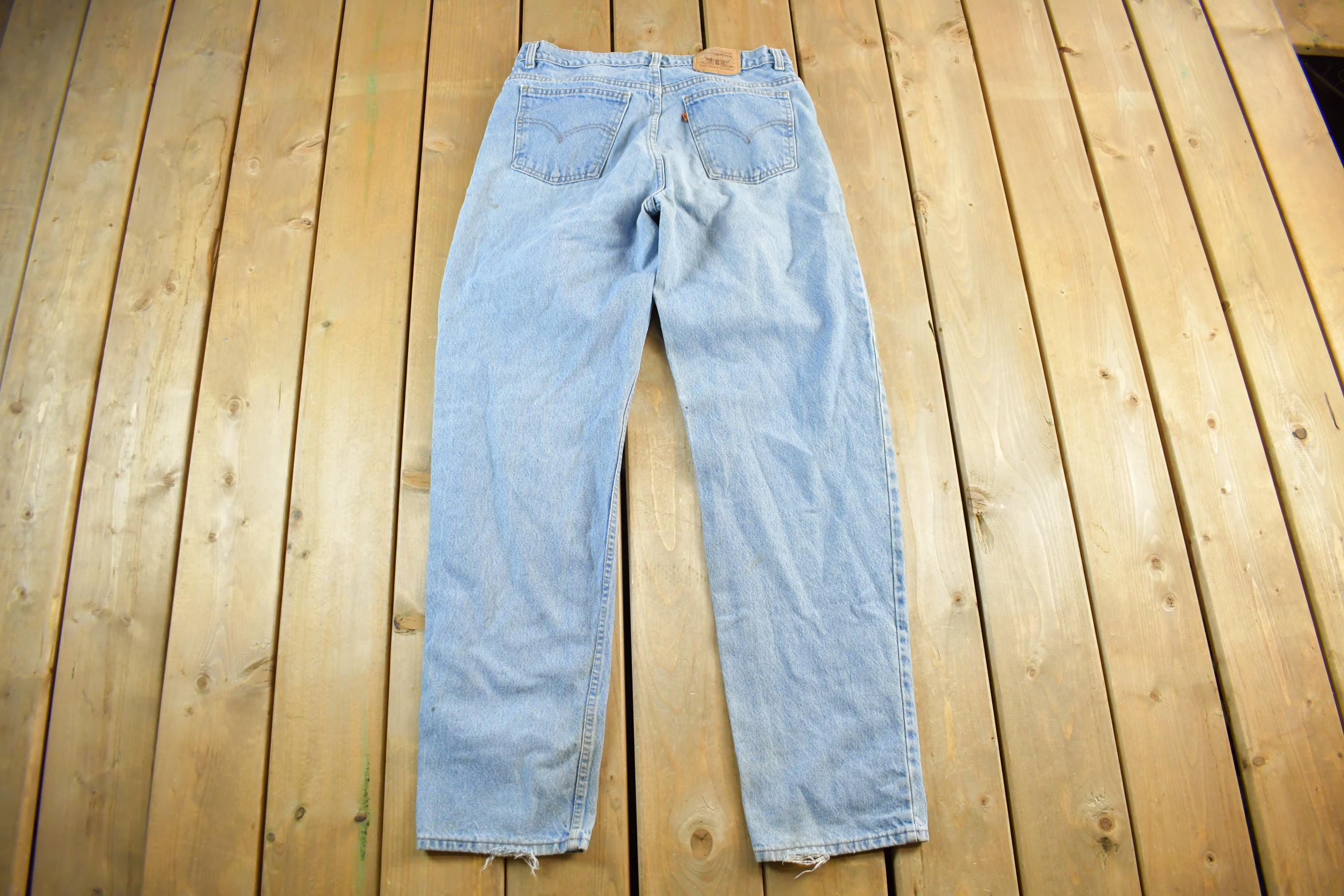 Vintage 1990s Levi's Orange Tab Denim Jeans Size 34 x 34