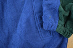 Vintage 1990s Eddie Bauer Fleece Outdoorsman Hoodie Sweater  90s Sweater  Streetwear  Hiking  Fleece Zip up