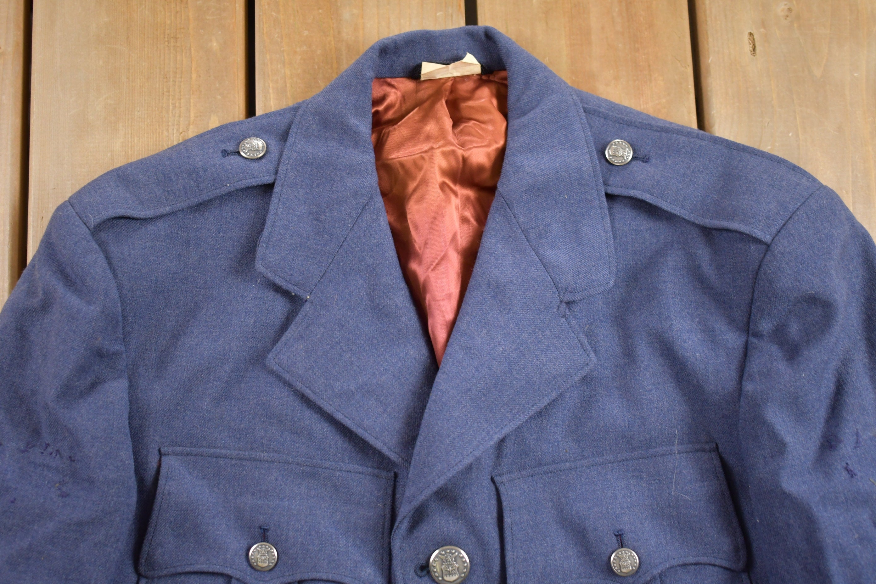 Vintage 1940s WW2 Air Force Button Up Jacket