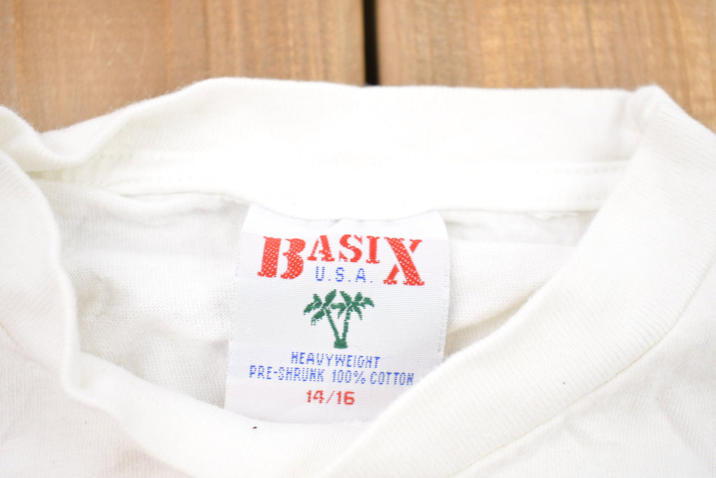 Vintage 1990s Kids Key West Florida Embroidered T-Shirt