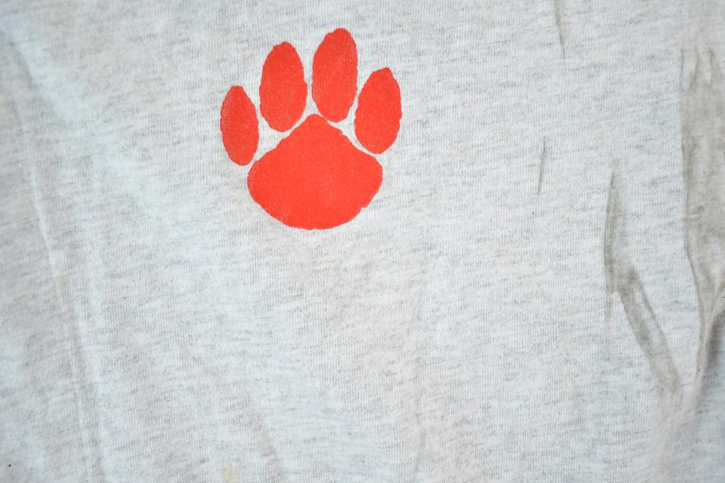 Vintage 1990s St Josephs Wildcats Baseball Style Signal Sports Button Up Souvenir Single Stitch Graphic Print T-Shirt Made In USA