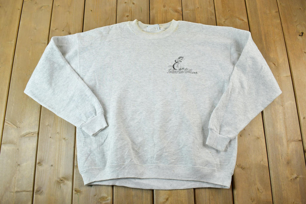 Vintage 1990s Humber Trail Bike And Ski Shoppe Souvenir Heavyweight Crewneck Sweatshirt