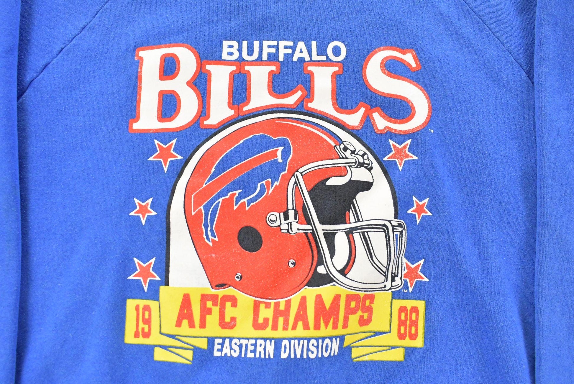 Vintage 1988 Buffalo Bills NFL Crewneck Sweatshirt Men's Large / AFC Champs / Made In USA / Vintage Football / 80s Sportswear / Bills Mafia