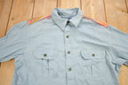 Vintage 1990s Polo Ralph Lauren Aztec Shoulder Button Up Shirt