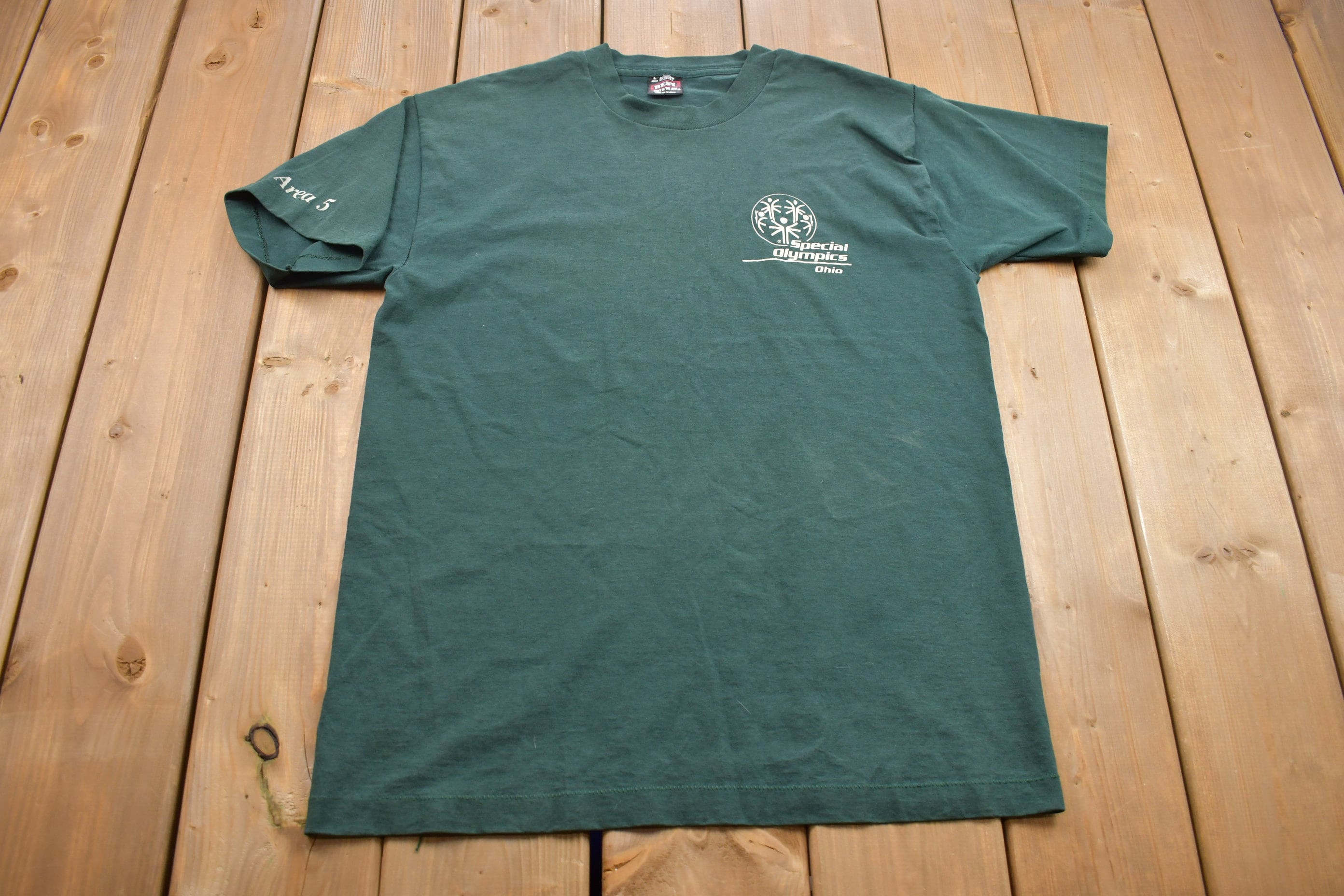 Vintage 1990s Special Olympics Ohio Graphic T Shirt