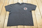 Vintage 1990s Long Island Sound Lobstermen Fishing Souvenir T-Shirt Men's L / Streetwear / 90s Hanes Promotional Tee