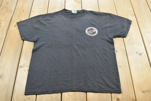 Vintage 1990s Long Island Sound Lobstermen Fishing Souvenir T-Shirt Men's L / Streetwear / 90s Hanes Promotional Tee