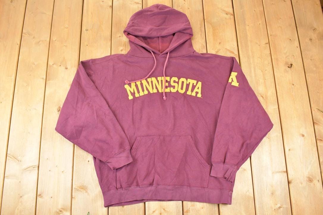 Vintage 1990s Jansport Minnesota University Hoodie Sweater Men's L