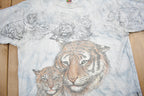 Vintage Y2K Tiger Graphic All Over Print T Shirt
