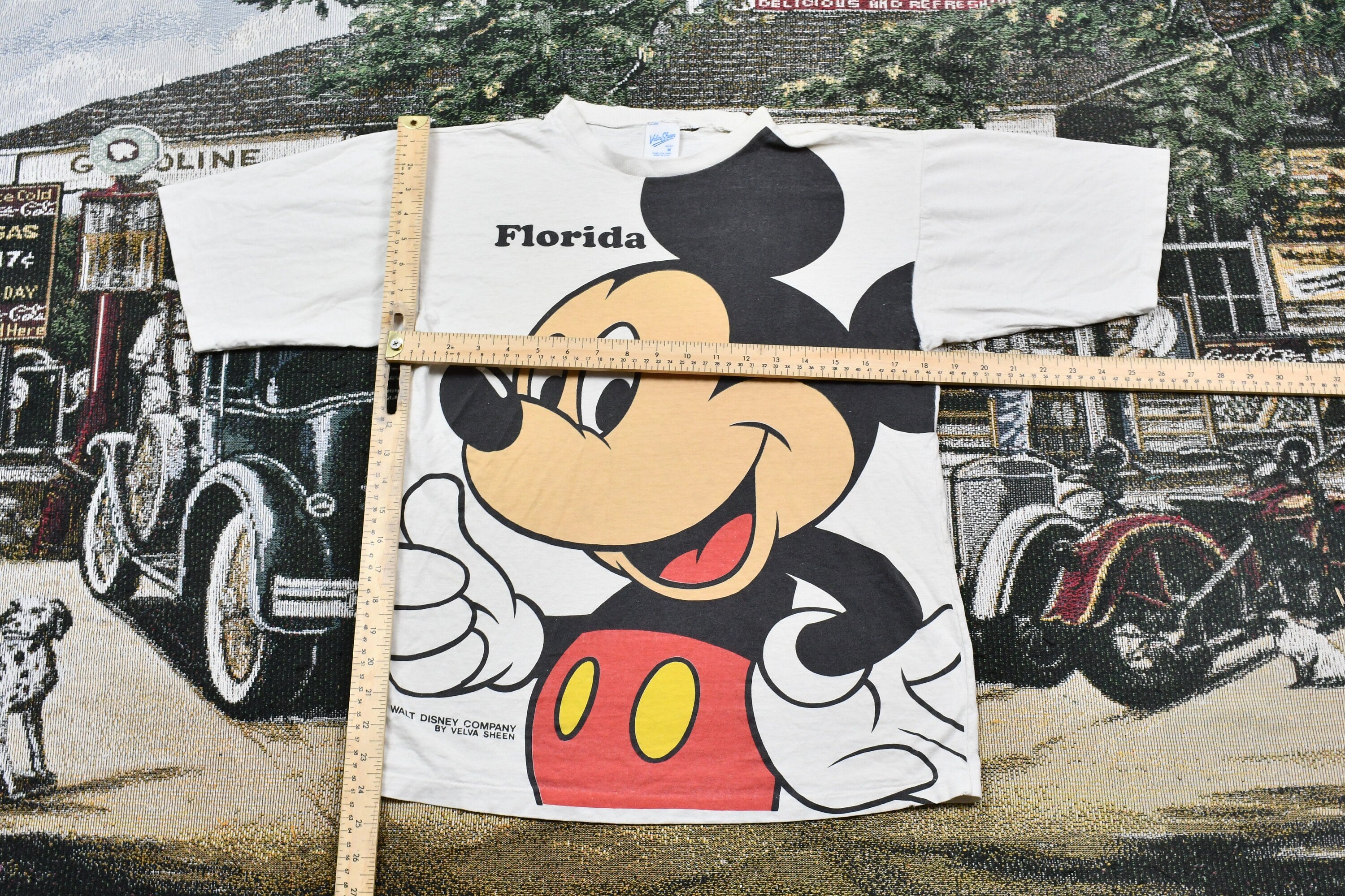 Vintage 1990s Disney's Mickey Mouse Single Stitch Distressed T-Shirt