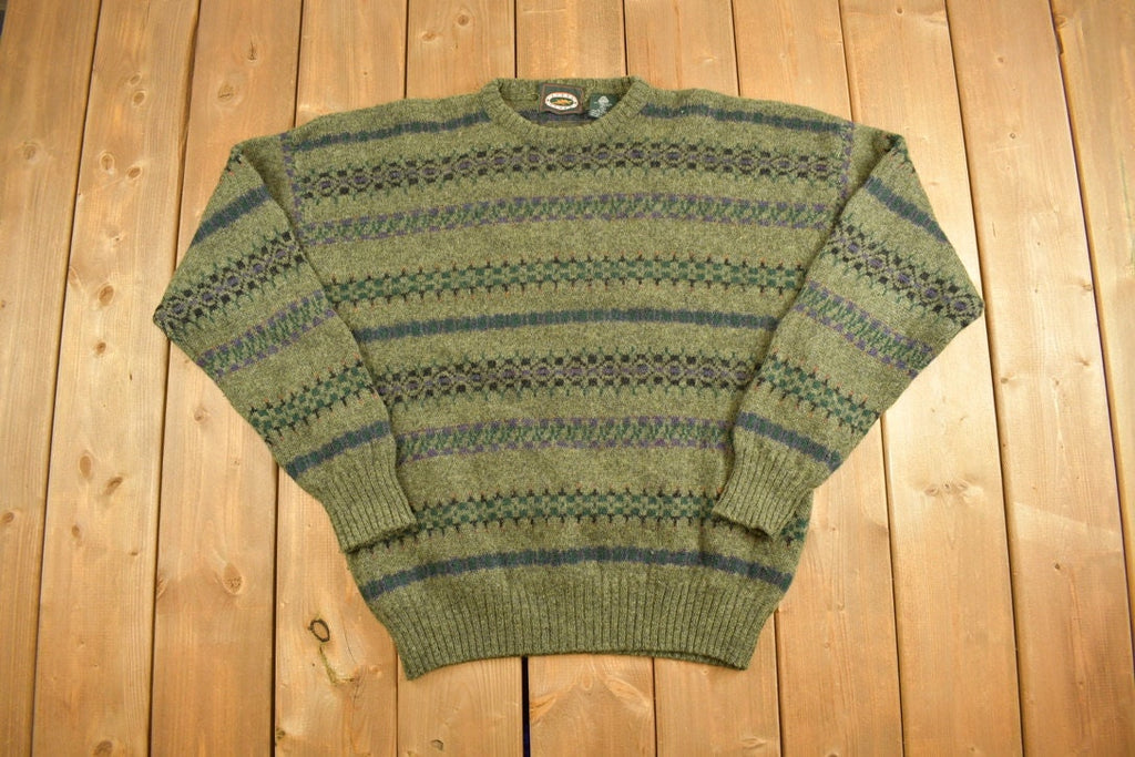 Vintage 1990s Steel Sport Wool Crewneck Sweater