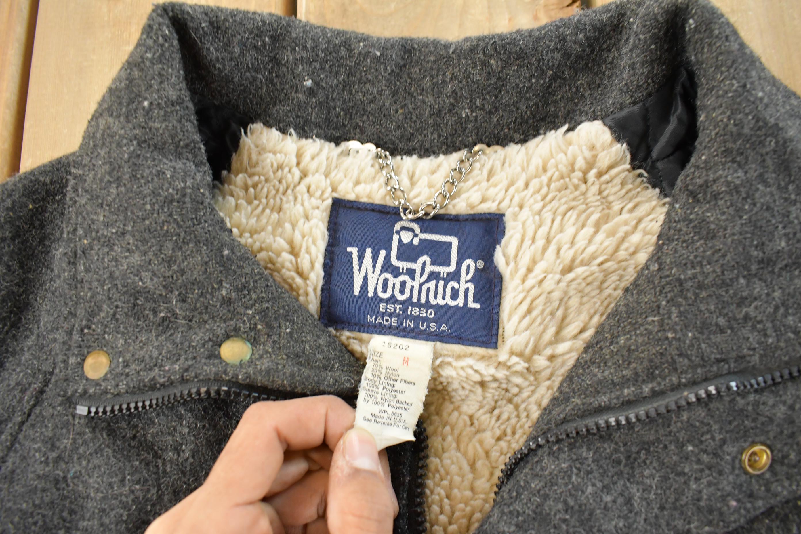 Vintage 1990s Woolrich Wool Jacket Men's Medium