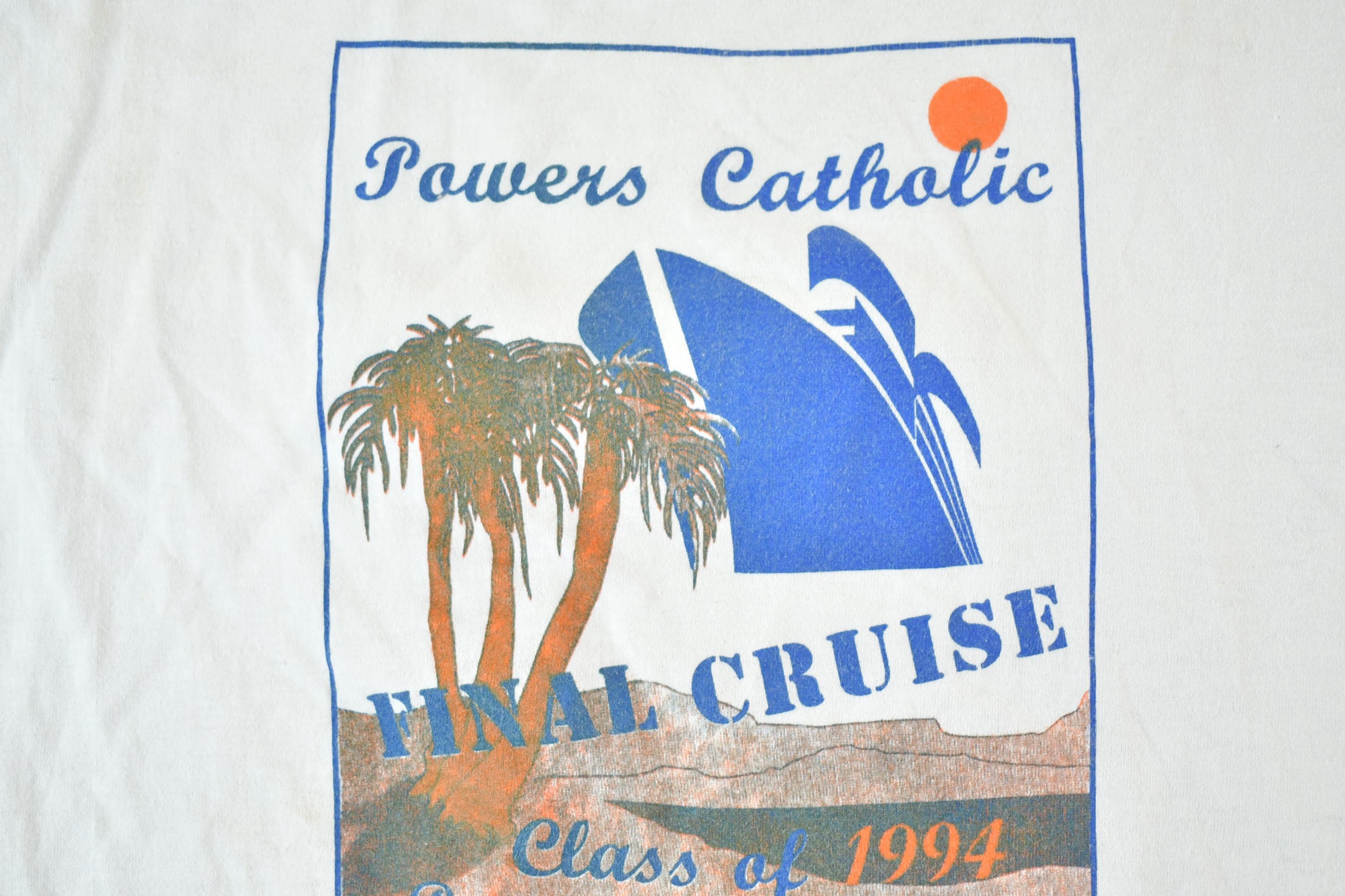 Vintage 1990s Powers Classic Class Of 94 Souvenir T-Shirt Mens XL