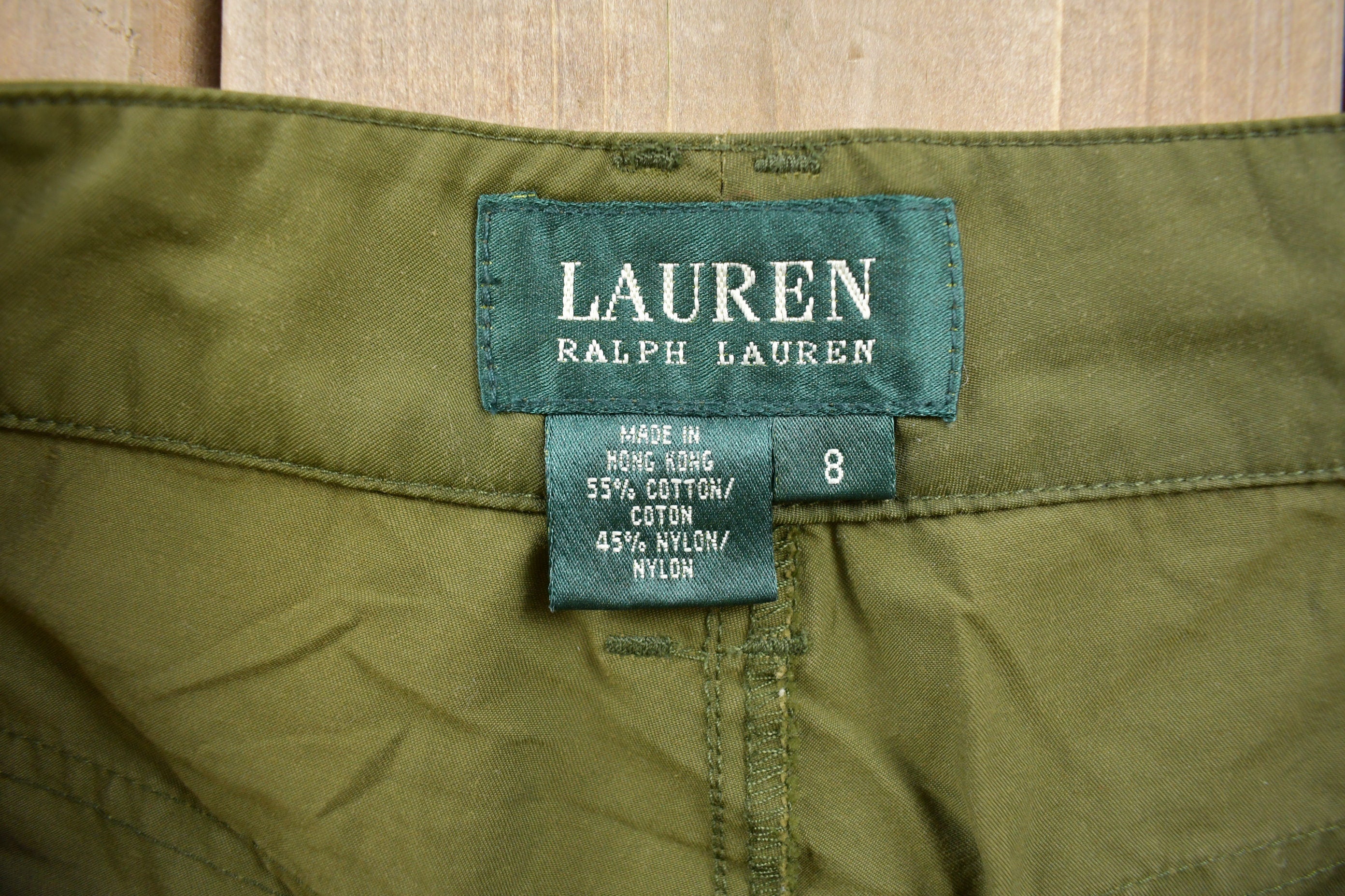 Vintage 1990s Lauren by Ralph Lauren Military Style Pants Size 30 x 30