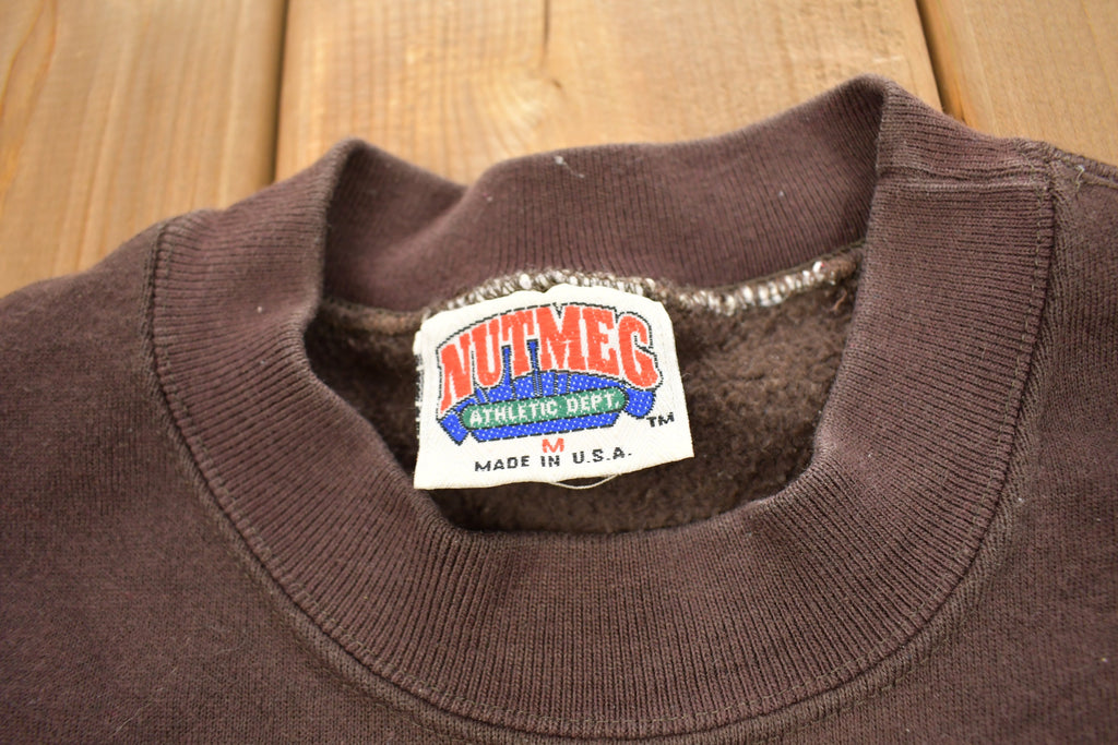 Vintage 1990S Cleveland Browns NFL Nutmeg Locker Room Crewneck Sweatshirt