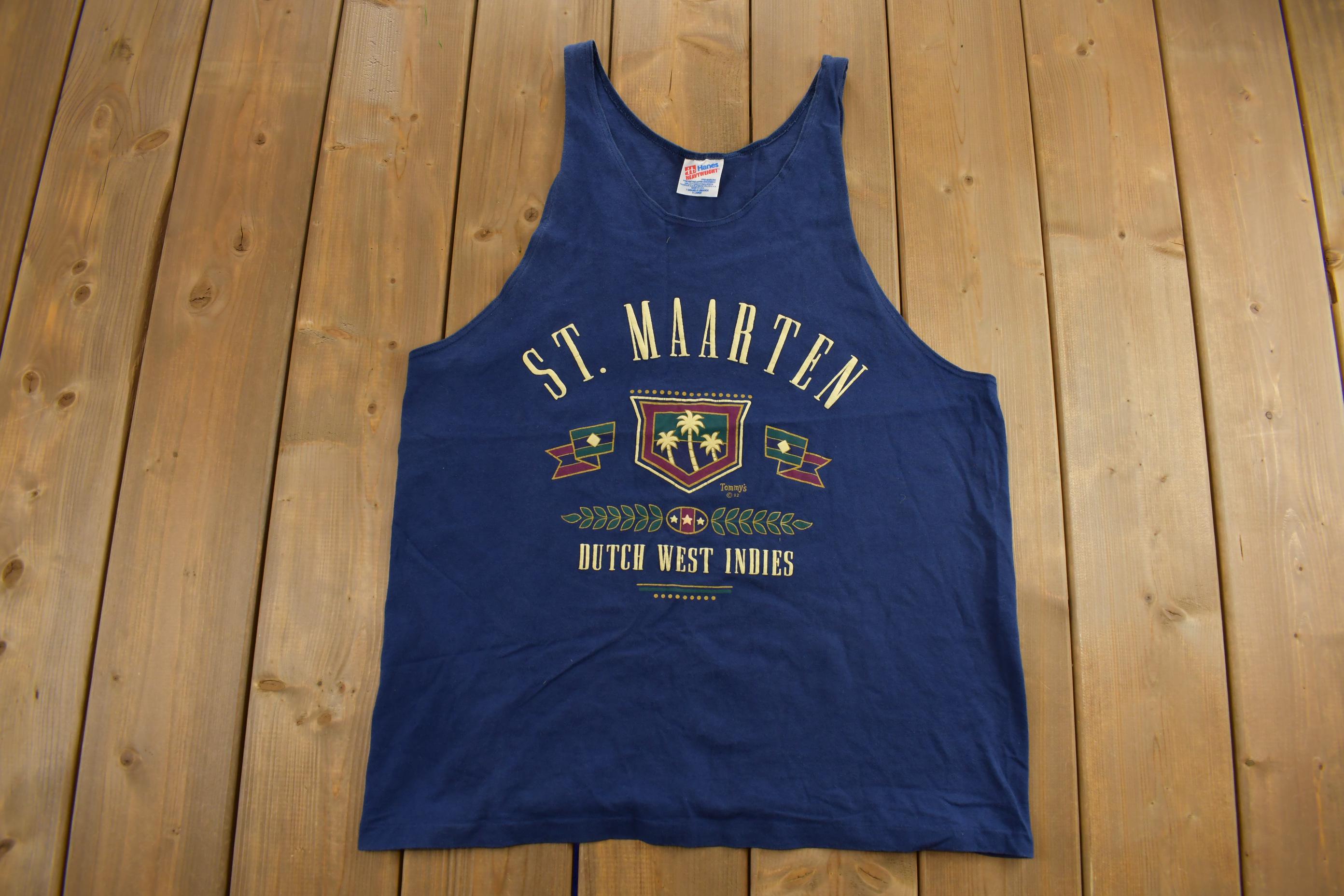 Vintage 1990s Hanes St. Maarten Souvenir Shirt