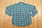 Vintage 1990s Flannel Button Up Shirt