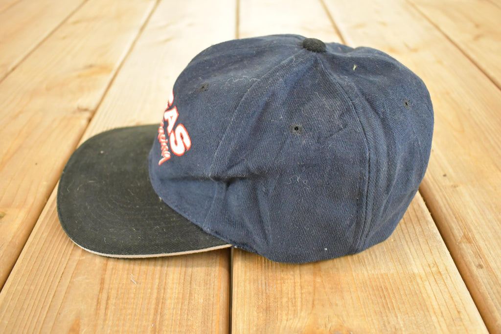 Vintage 1990s Lucas Racing Snapback Autograph Hat / 90's Embroidered Race Car Cap