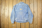 Vintage 1990s Golden Retriever Distressed Lee Jean Jacket