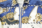 Vintage 1980s Gallery Sport All Over Print Full Zip Windbreaker Jacket