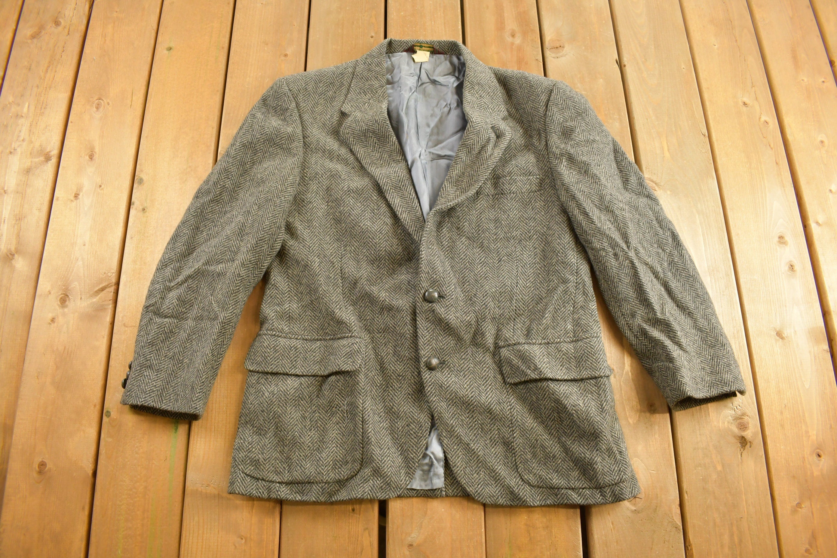 Vintage 1990s Farah Wool Blazer Jacket