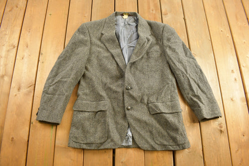 Vintage 1990s Farah Wool Blazer Jacket / Vintage Jacket / Vintage 90s Jacket / Outdoor / Winter / Fall Wear / Sports Coat / Suit Jacket