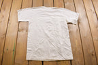 Vintage 1990s Floral Neck Graphic T Shirt
