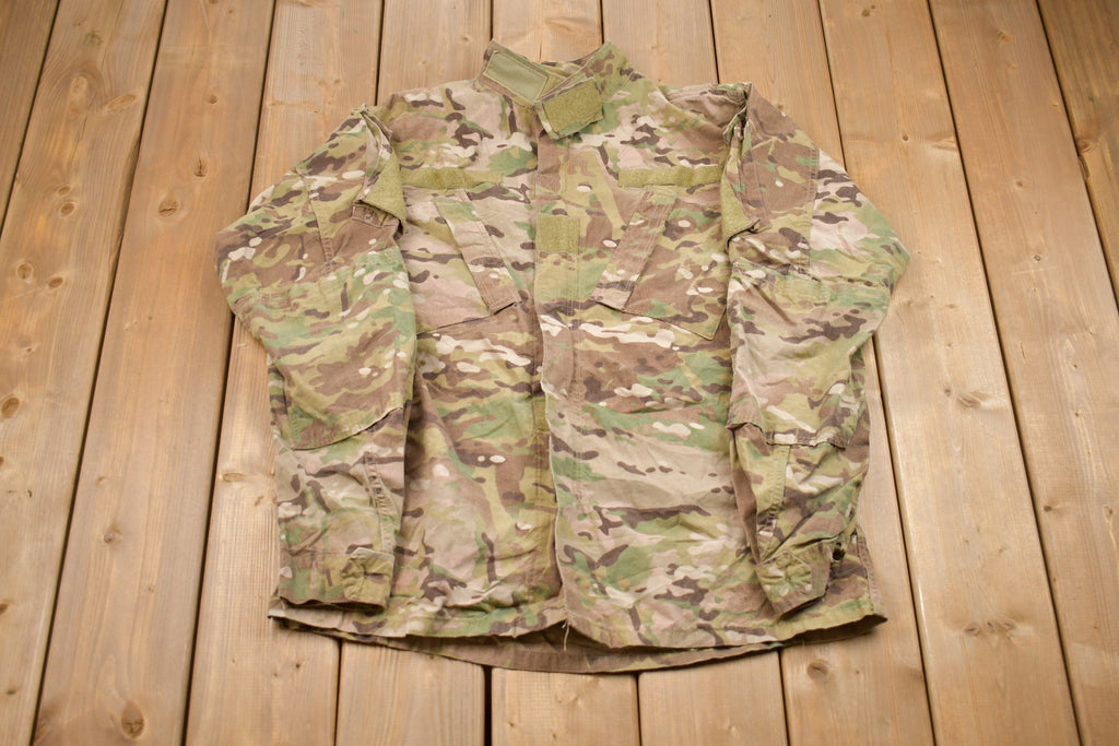 Vintage 2001 Military Camo Field Jacket