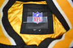 Vintage 2000s NFL Pittsburgh Steelers 6x Super Bowl Champion Embroidered Varsity Jacket Made In USA