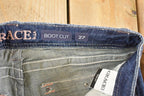 Vintage Deadstock Y2K Grace In LA Bedazzled Low Rise Jeans Women's Size 27 x 33