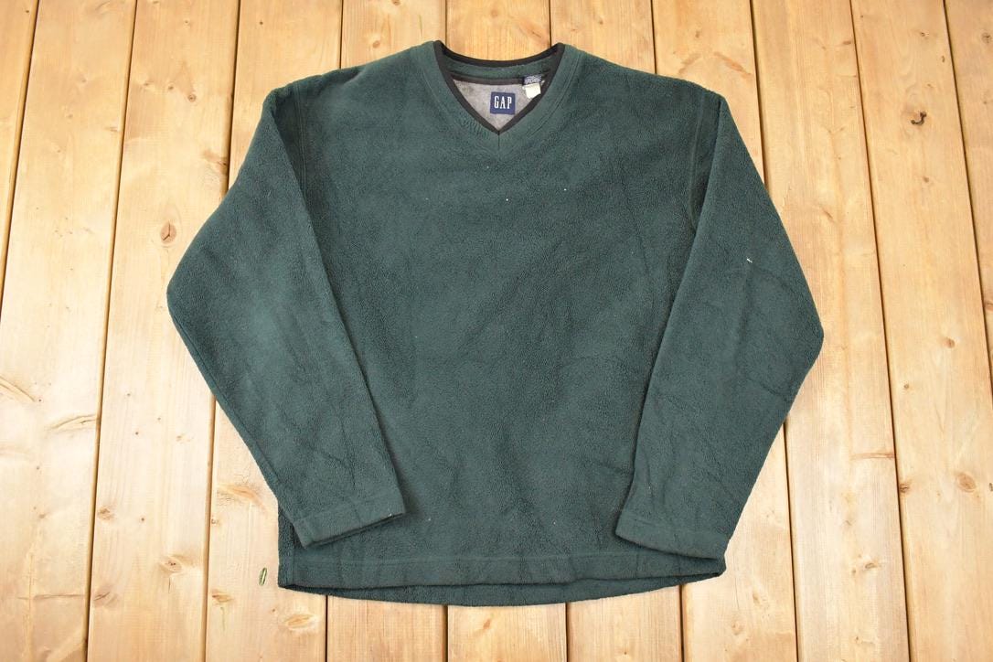 Vintage 1990s Gap Fleece Outdoorsman Sweater Men's L