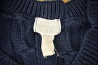 Vintage 1990s Mota Intl 3D Cable Knit V-Neck Sweater