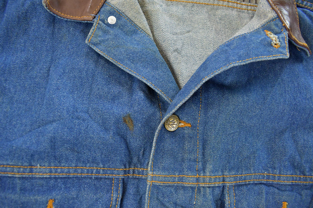 Vintage 1990s Marlboro Country Store Denim Jean Jacket Men's XL