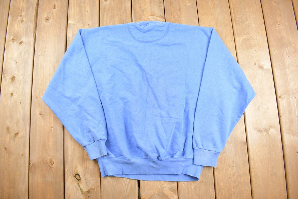 Vintage 1990s Cute Baby and Bunny Embroidered Crewneck
