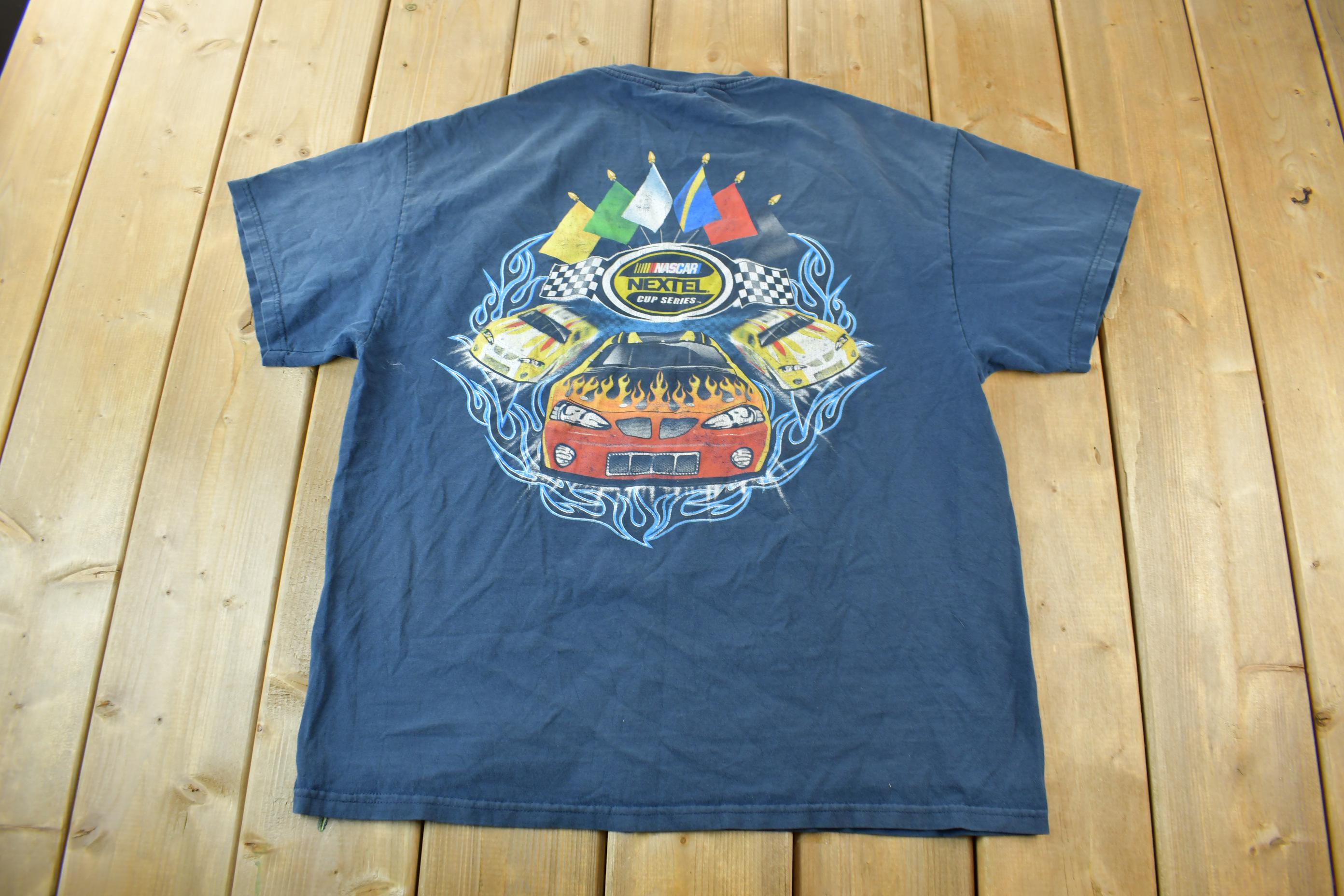 Vintage Y2KNASCAR Nextel Cup Series Racing Graphic T-Shirt