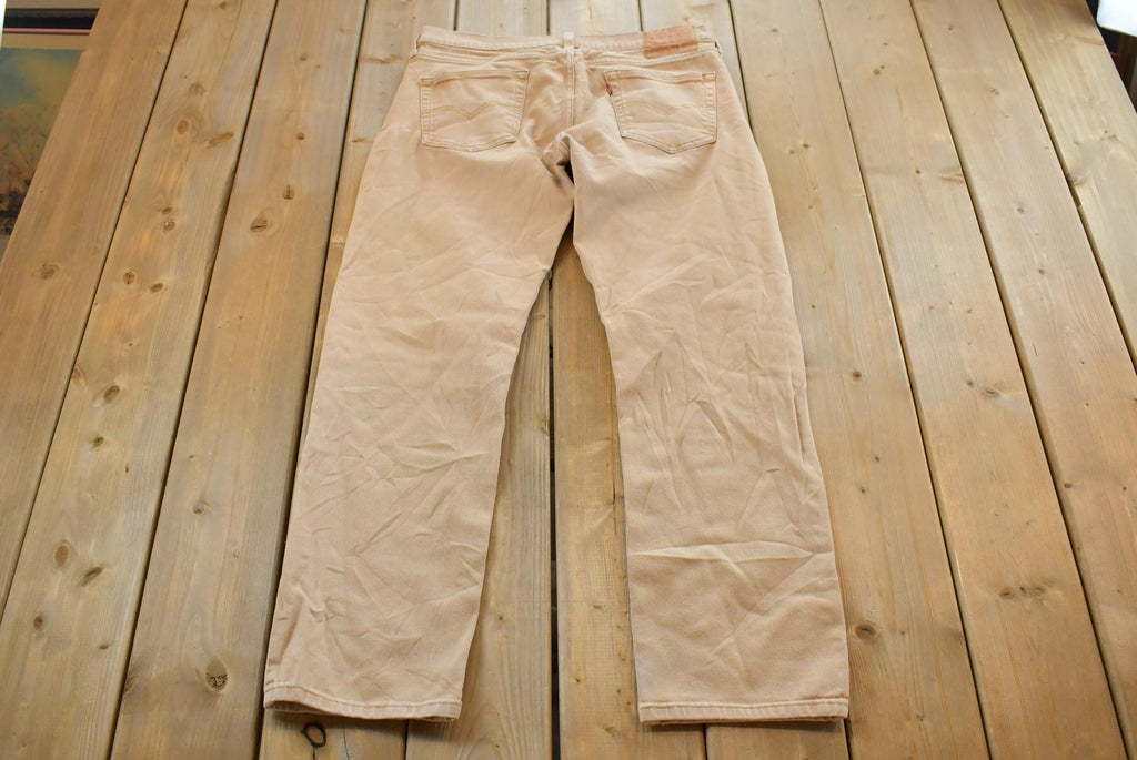 Vintage 1990s Levi's 514 Straight Fit Pants Men's 34 x 30 / Vintage Twill Chino Pants / Vintage Levis / Retro Jeans / Preppy