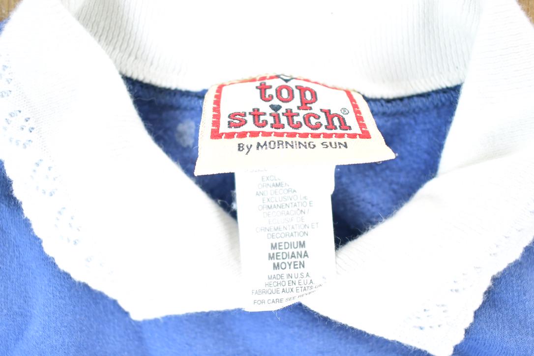 Vintage 1990s Top Stitch Grandkids Are Beary Special Collared Crewneck Sweatshirt Womens M