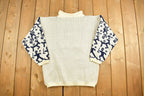 Vintage 1990s Lara Ferrante Knitted Mock Neck Sweater