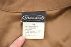 Vintage 1990s Mandee Blank Brown Button Up Shirt