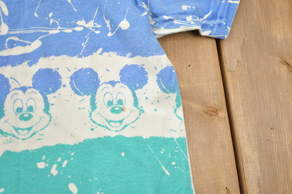 Vintage 1990s Mickey Mouse All Over Print T-Shirt