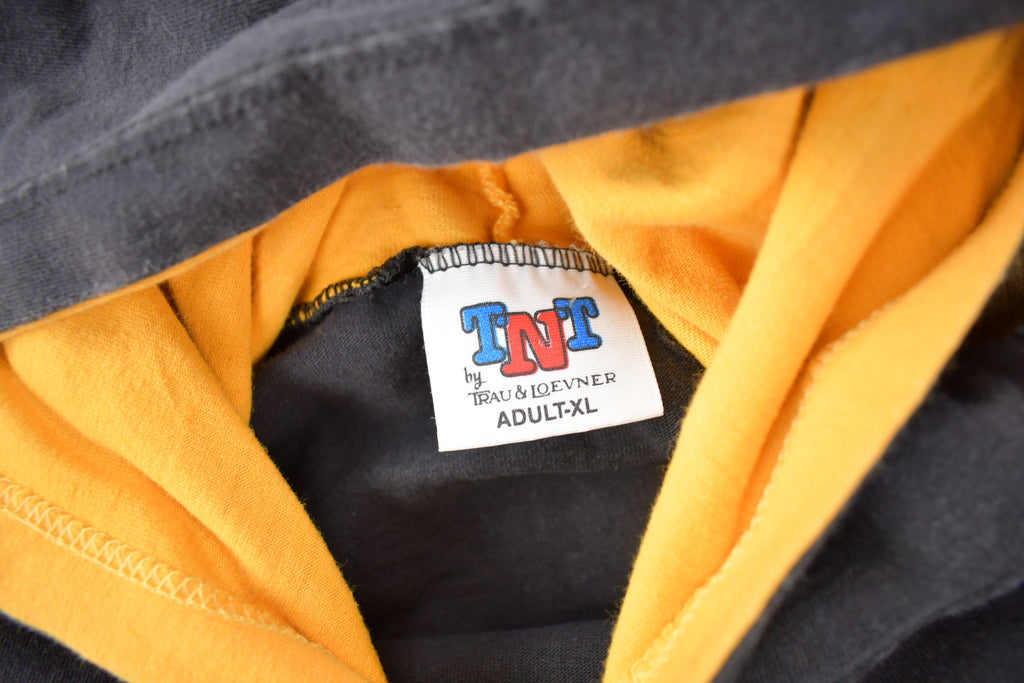 Vintage 1990s Iowa Hawkeyes Collegiate Hooded T-Shirt