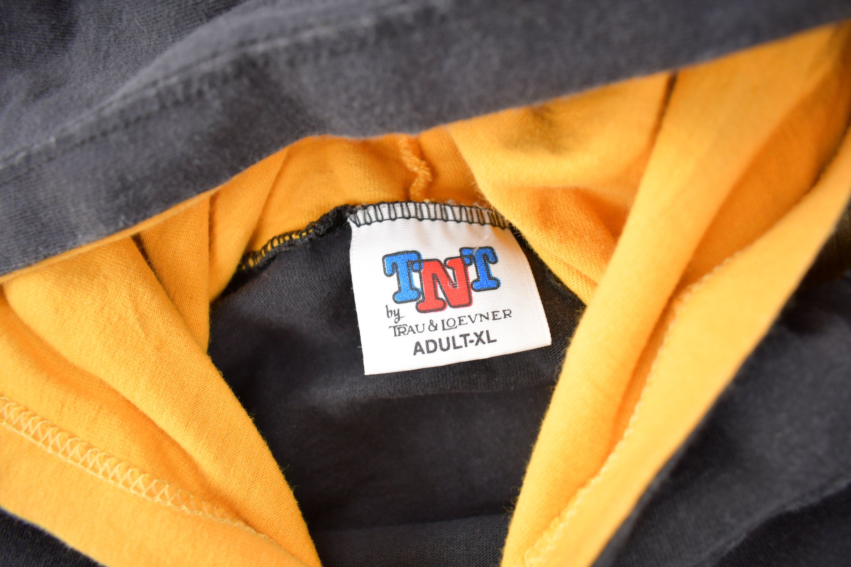 Vintage 1990s Iowa Hawkeyes Collegiate Hooded T-Shirt